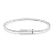 Le Gramme Kabelarmband tillverkat i Frankrike Gray, Unisex