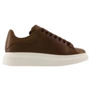 Alexander McQueen Laeder sneakers Green, Dam