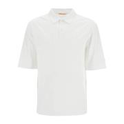 Marni Klassisk Polo i Kompakt Bomull White, Herr