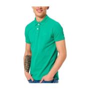 Superdry Förstörd Polo med Urban Sophistication Green, Herr