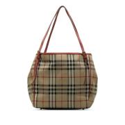 Burberry Vintage Pre-owned Canvas totevskor Beige, Dam