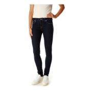 Pepe Jeans Låg Midja Skinny Fit Jeans Blue, Dam