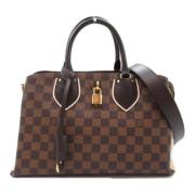 Louis Vuitton Vintage Pre-owned Canvas axelremsvskor Brown, Dam