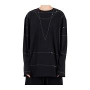 MM6 Maison Margiela Svart Bomull T-shirt Black, Dam