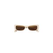 Jacquemus Beige Solglasögon Les Lunettes Capri Beige, Dam