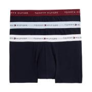 Tommy Hilfiger 3-Pack Stretch Bomull Boxer Shorts Blue, Herr