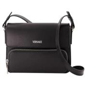 Versace Laeder handvskor Black, Dam