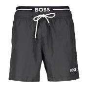 Hugo Boss Herr Boxer Badbyxor Amur Black, Herr