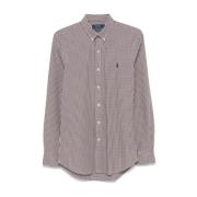 Ralph Lauren Argyle Check Poplin Skjorta Brown, Herr