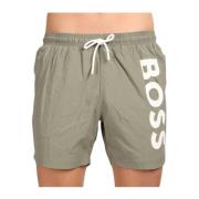 Hugo Boss Octopus Maxi Logo Herr Badshorts Green, Herr