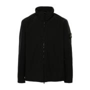 Stone Island Svarta Rockar för Män Black, Herr