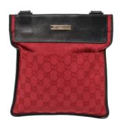 Gucci Vintage Pre-owned Canvas gucci-vskor Red, Dam