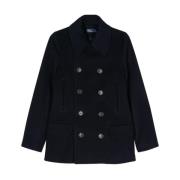 Ralph Lauren Double-Breasted Coat Blue, Dam