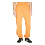 Boiler Room Logo Print Track Pants Orange, Herr