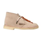 Clarks Beige Ökenkänga Herr Snörsko Beige, Herr