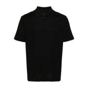 Givenchy Svart Broderad Monogram Polotröja Black, Herr