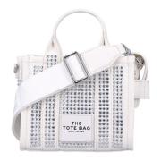 Marc Jacobs Kristall Crossbody Tote Väska White, Dam