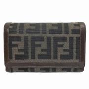 Fendi Vintage Pre-owned Canvas plnbcker Brown, Dam