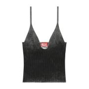 Diesel Elegant Stickad M-laila Sweater Black, Dam