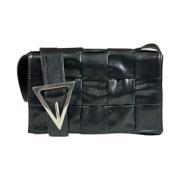 Bottega Veneta Vintage Pre-owned Laeder axelremsvskor Black, Dam