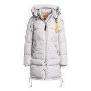 Parajumpers Long Bear Down Jacket Gray, Dam