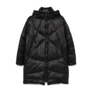 Pinko Svart Vadderad Jacka Aw24 Black, Dam