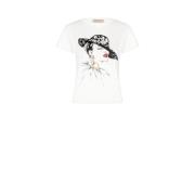 Rinascimento Vinter T-shirt Kollektion 2024/25 White, Dam