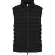 Emporio Armani Stilig Gilet för Män Black, Herr