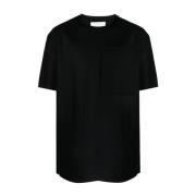 Jil Sander Svart Ficka T-Shirt Black, Herr