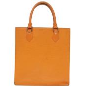 Louis Vuitton Vintage Pre-owned Laeder totevskor Orange, Dam