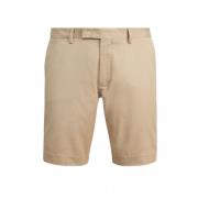 Polo Ralph Lauren Slim Fit Stretch Chino Shorts Beige, Herr