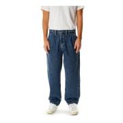 Edwin Tapered Bamba Jeans Blue, Herr