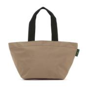 Hervé Chapelier Kanvas Shoppingväska Cappuccino Stil Beige, Dam