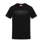 Diesel ‘T-Miegor-L12’ T-shirt Black, Herr