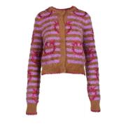 PINKO Stilren Cardigan i Polyamid Multicolor, Dam