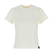 Courrèges Klassisk Vit Bomull T-shirt White, Dam