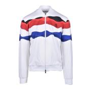 Bikkembergs Sweatshirt med Sweatshirt med dragkedja White, Herr