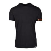 Dsquared2 Bomull Elastan Underkläder T-shirt Black, Herr