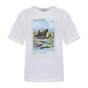 Munthe T-shirt med tryck White, Dam