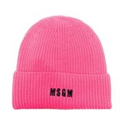 Msgm Beanies Pink, Dam