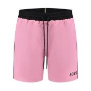 Hugo Boss Starfish Badkläder - Rosmönster Pink, Herr