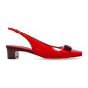 Salvatore Ferragamo Rivada höga klackar Red, Dam