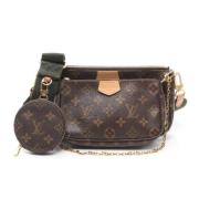 Louis Vuitton Vintage Pre-owned Canvas crossbodyvskor Brown, Dam