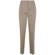 Max Mara Slim-fit Trousers Beige, Dam