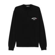 Dsquared2 Svart Sweater Kollektion Black, Herr