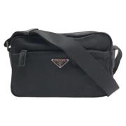 Prada Vintage Pre-owned Canvas prada-vskor Black, Dam