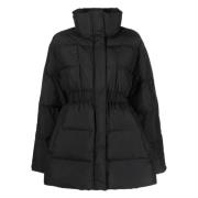 Pinko Elegant Svart Puffer- & Dunjacka Black, Dam