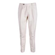 Myths Casual Linneblandningsbyxor White, Herr