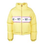 Chiara Ferragni Collection Stiligt Polyester ytterplagg Yellow, Dam