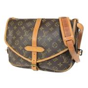 Louis Vuitton Vintage Pre-owned Canvas louis-vuitton-vskor Brown, Dam